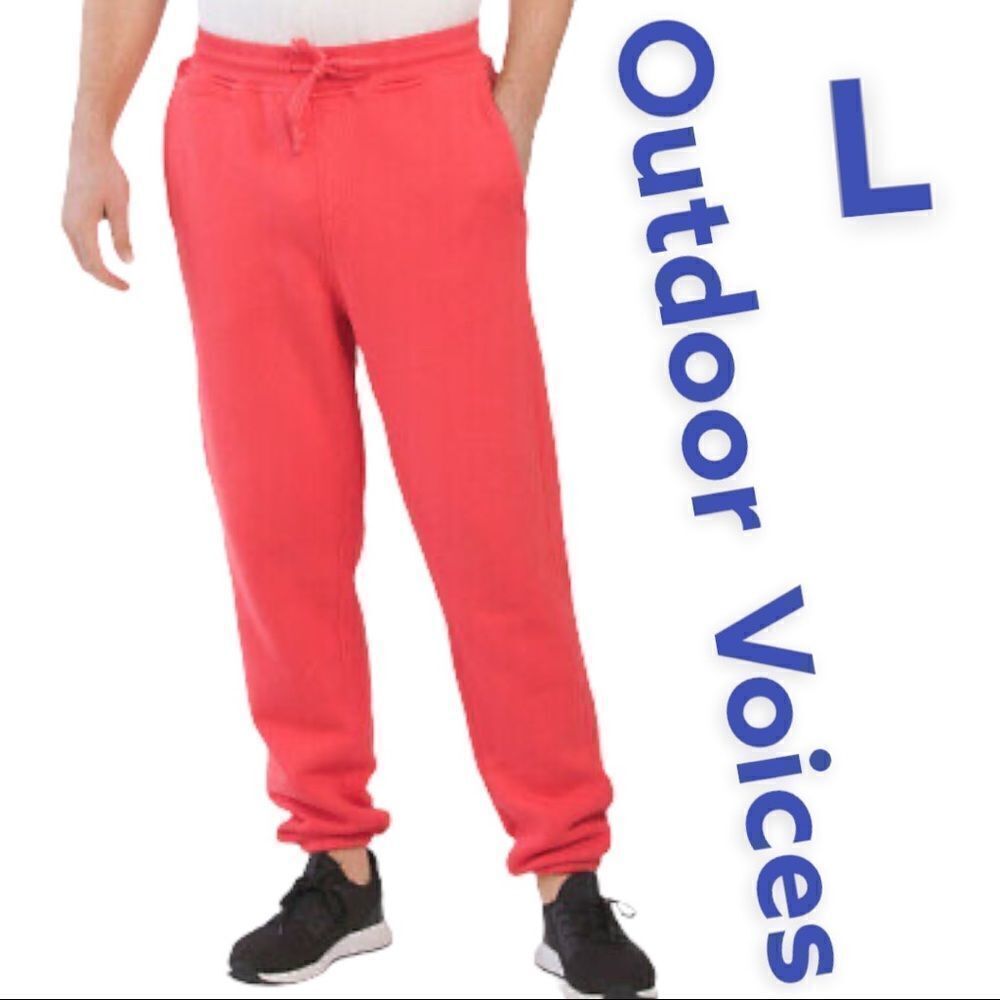 Outdoor Voices Teddy Cotton Sweatpants Size L New